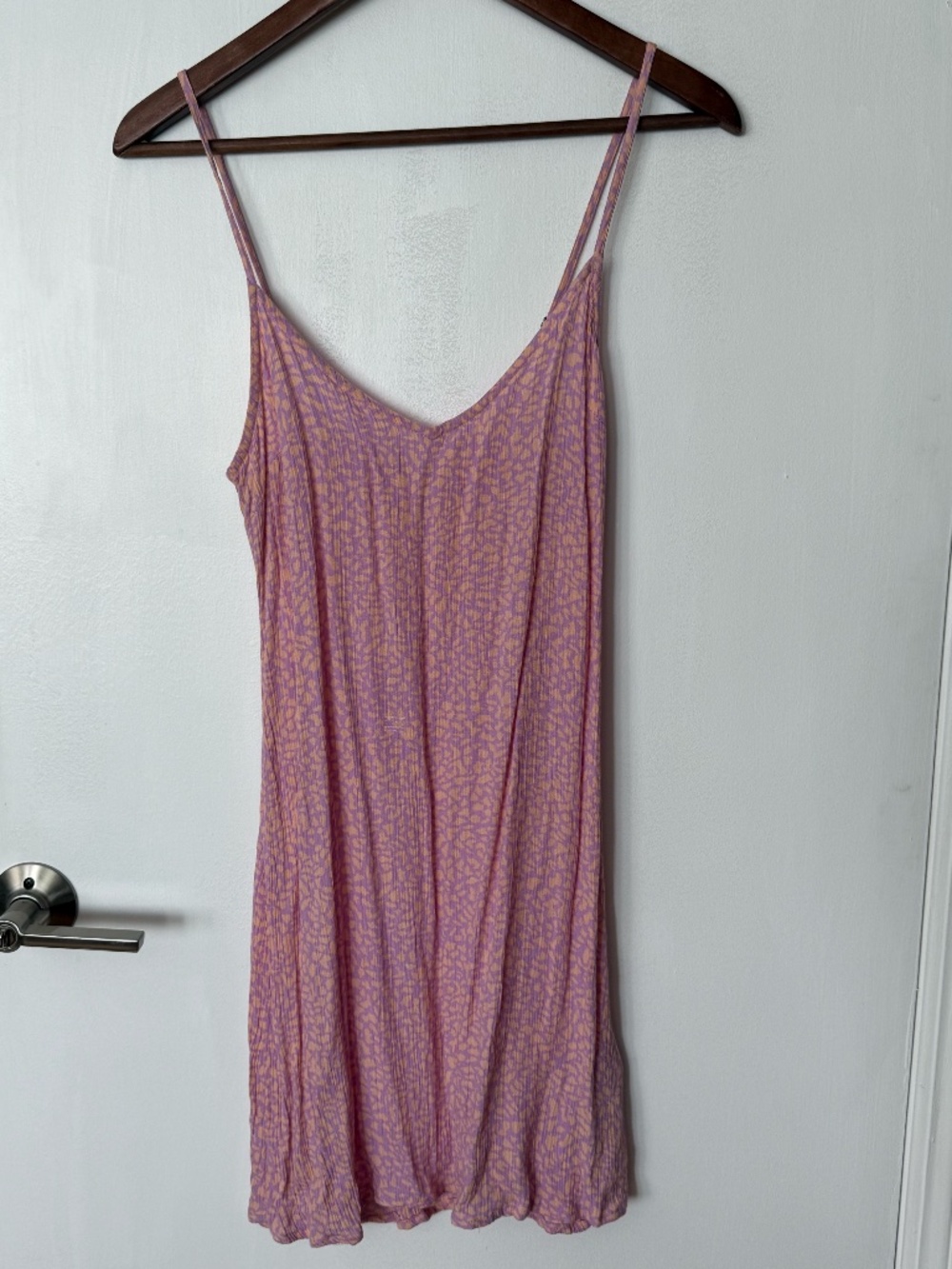 Billabong Pink Floral Slip Dress | Size Small | Adjustable Straps